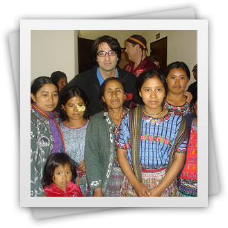 Dr. Rahban with family in Guatemala