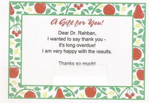 Patient Thank You Card